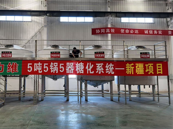 平阴精酿啤酒设备厂—5吨精酿啤酒设备—新疆项目